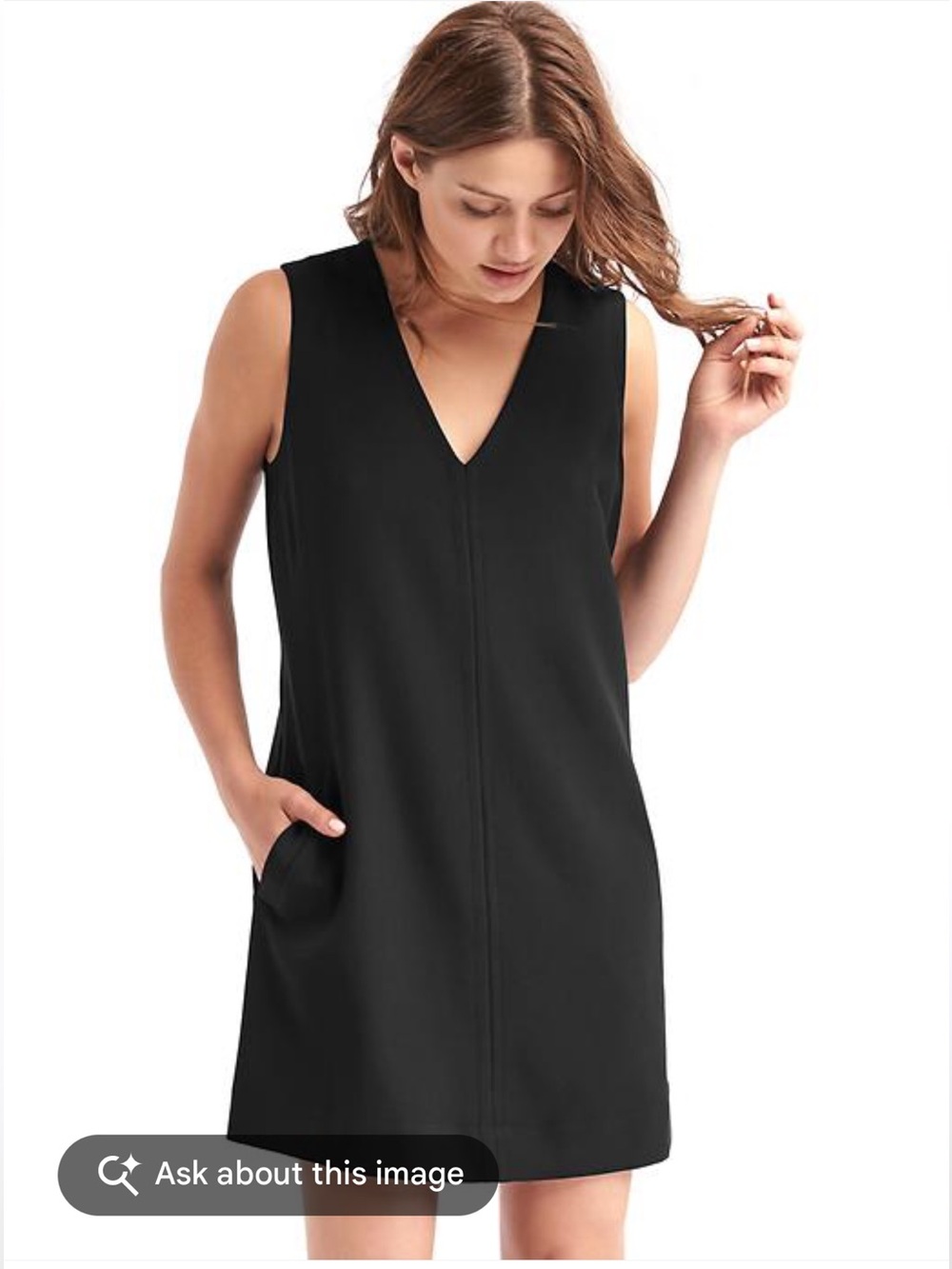 GAP V-Neck Shift Dress with Pockets